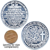Ten Commandments coin